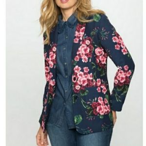 Eloquii Floral Suit with Kady Pant